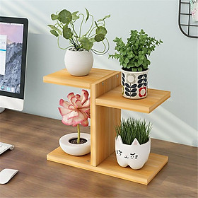 Mua Kệ Để Bàn Hoa  và cây cảnh Giá Đỡ Đứng sang trọng gỗ tự nhiên sơn PU kích thước 30x25x12 cm