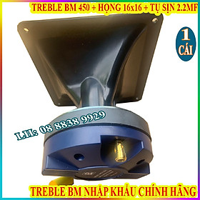 LOA TREBLE KÈN 450 BM CHÍNH HÃNG HÀNG NHẬP KHẨU + HỌNG 16x16 + TỤ SỊN - GIÁ 1 CÁI