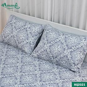 Mua Vỏ gối nằm Amanda HQ2021  vải cotton lụa satin Hàn Quốc  không bị phai màu hay xù lông sau khi giặc