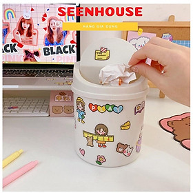 Mua Thùng rác mini để bàn đa năng thiết kế đáng yêu
