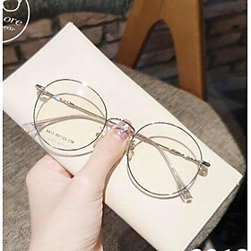 Gọng kính xinh Mắt tròn cao cấp retro Hàn Quốc