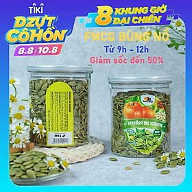 Nhân Hạt Bí Xanh Smile Nuts (265g - 500g) | Nhân bí xanh đã nướng nguyên vị, hàng nhập khẩu 100%