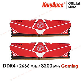 Hình ảnh RAM KingSpec 8GB / 16GB DDR4 2666MHz / 3200MHz Gaming | KS-P Series - Hàng Chính Hãng