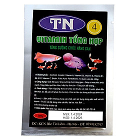 Bột Vitamin tổng hợp 50Gr cho tôm cua cá, hải sản, ếch rùa, lươn, cá sấu ... bổ sung khoáng chất, tăng đề kháng khi thời tiết thay đổi, môi trường sống mới... 