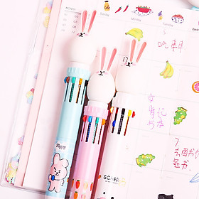 Bút bi thỏ mập nhiều ngòi so cute dễ thương