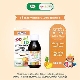 TPBVSK Special Kid Vitamine C 100% Naturelle - Siro bổ sung Vitamine C hữu cơ tự nhiên, tăng cường sức đề kháng (125ml) [Nhập khẩu Pháp]