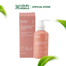 Dung Dịch Vệ Sinh Phụ Nữ Gel x2 Nano Nghệ Cỏ Cây Hoa Lá - Giảm Viêm Ngứa, Khử Mùi, An Toàn Cho Mẹ Bầu - 150ml