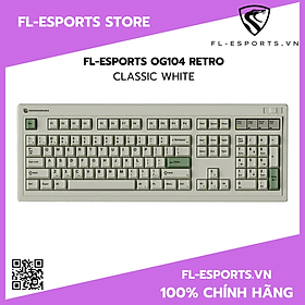 Bàn Phím FL-Esports OG104 Retro - Hàng chính hãng