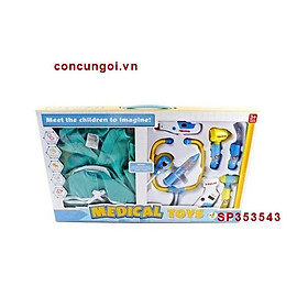 HỘP BÁC SĨ TAI NGHE, NHIỆT KẾ, MÁY ĐO + ÁO BÁC SĨ , 66001A-10 - SP353543