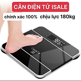 Cân Sức Khỏe Điện Tử Nhà Bếp 180kg Thông Minh – Mặt Kính Cường Lực, Đo Chính Xác, Chịu Tải 180Kg