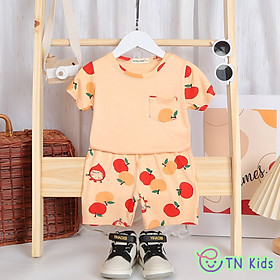 Bộ Cộc Tay THUN LẠNH MINKY MOM In Hình Toàn Thân Dễ Thương {Hàng chuẩn loại 1