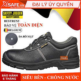 Giày bảo hộ Jogger Bestrun 2 da bò thật chống thấm nước bảo hộ chuẩn S3 Châu Âu Giày bảo hộ lao động Jogger Bỉ