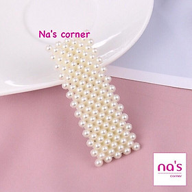Kẹp tóc mái nhựa giả ngọc trai dễ thương