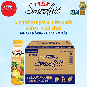 Nước sinh tố vàng (SINH TỐ NHO TRẮNG - DỨA - XOÀI) OKF Hàn Quốc x 20 chai 350ml