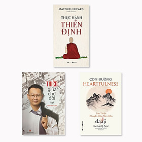 Nơi bán Combo 3 cuốn: Con Đường Heartfulness - Tim Thiền - Chuyển Hóa Tâm Hồn + Thực hành thiền định + Thiền giữa chợ đời - Giá Từ -1đ