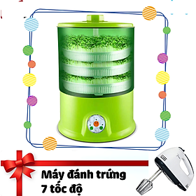 Mua Máy làm giá đỗ gieo mầm tự động bằng điện 3 tầng(kèm máy đánh trứng 7 tốc độ)