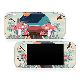 Mua Skin decal dán Nintendo Switch Lite mẫu cây nấm (dễ dán  đã cắt sẵn)