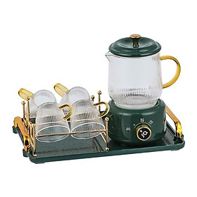 Bộ Thưởng Trà Sinh Health Electric Teapot đa năng (Full bộ 4 tách, Khay đựng, Giá đỡ ly)