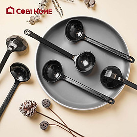 Mua muỗng  muôi canh bằng melamine cao cấp màu đen