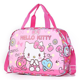 2021 Sanrio Hello Kitty Hoạt Hình Túi Dễ Thương PU Chống Thấm Nước Túi Cầm Tay Đeo Vai Túi - q