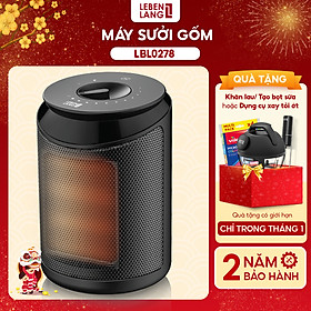 Mua Máy sưởi mini Lebenlang LBL0278  quạt sưởi gốm 2000W  tiết kiệm điện không đốt oxy an toàn  bảo hành 2 năm - hàng chính hãng