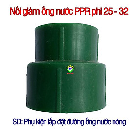 Mua Nối giảm măng sông thu ống nước nóng PPR phi 32 X 25 - combo 10 cái - phụ kiện ống nước nóng  lạnh
