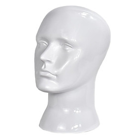 PVC Male Mannequin Head Model Hat  Display Stand Rack Holder