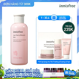 Nước Cân Bằng Dưỡng Ẩm Sáng Da Từ Hoa Anh Đào Đảo Jeju Innisfree Cherry Blossom Skin 200Ml -131171018