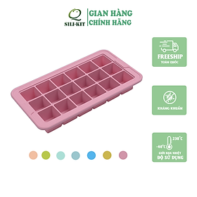 Mua Khay làm đá bằng silicone - Hồng