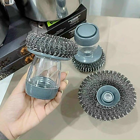 Mua Dụng cụ cọ chà xoong nồi  cọ bếp  cọ rửa bát đĩa có bình nhà dầu tiện lợi