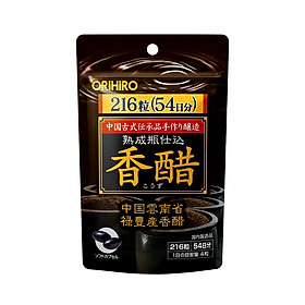 Viên giấm đen giảm cân Orihiro Nhật Bản giúp giảm cân, thải độc, đẹp da, 216 viên/túi - HÀNG CHÍNH HÃNG