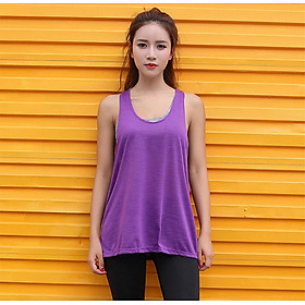 Áo Ba Lỗ Nữ Tập Yoga Gym Zumba Kèm Bra AT001 Siêu Đẹp