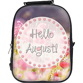 Balo Unisex In Hình Hello August! - BLTE041