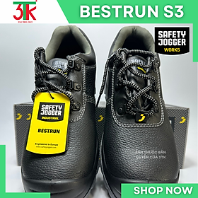 Mua Giày Bảo Hộ Lao Động Safety Jogger Bestrun S3  Bestboy S3  Da Cao Cấp chống đinh  Chống Trơn Trượt  Chống Va Đập  Chống Tĩnh Điện Sử Dụng trong Công Trình Xây Dựng