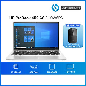 Mua Laptop HP ProBook 450 G8 2H0W6PA i7-1165G7 | 8GB RAM | 512GB SSD | VGA MX450 2GB | 15.6  FHD | Win 10 | Hàng chính hãng