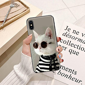Ốp lưng điện thoại iPhone X viền silicon dẻo TPU in hình Thú Cưng - Hàng chính hãng