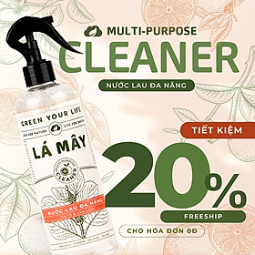 NƯỚC LAU ĐA NĂNG TÍA TÔ & CAM XANH LÁ MÂY 500mL