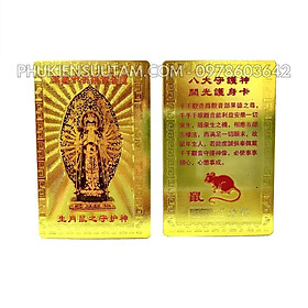 Mua Thẻ Kim Bài Phật Bản Mệnh Tuổi Tý – Bồ Tát Thiên Thủ Thiên Nhãn  SP005716