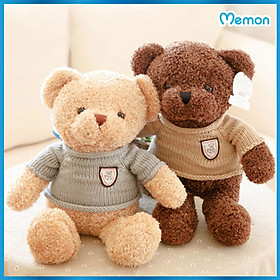 Gấu bông Teddy Head Tales cao cấp - Hàng chính hãng Memon - Đồ chơi thú nhồi bông Teddy Head Tales, Chất liệu Bông gòn PP 3D tinh khiết mềm mịn,...