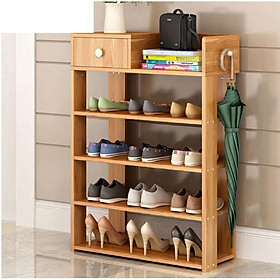Mua Kệ để Giày Dép 5 Tầng Bằng Gỗ Cao Cấp/Kệ được Thiết Kế 5 Tầng để Giày Dép  ngăn Kéo đựng đồ Kt Kệ 5 Tầng: 83 X 24 X  60
