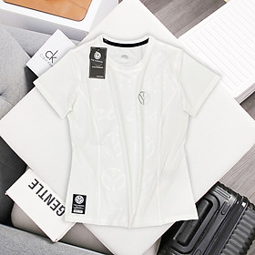 Áo thun thể thao Nữ TYM Cổ tròn Tay ngắn - Vải Polyester 4C thoáng mát - co dãn đàn hồi - AWT003 - TYM FASHION