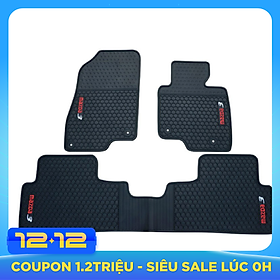 Thảm sàn, lót sàn cao su 3D không mùi Cao cấp dành cho xe Mazda 3