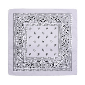 Khăn bandana turban vuông thời trang hàn quốc siêu nhiều màu tăng thêm điểm nhấn đầy tinh tế - BDN01 Trắng