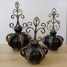 Bộ ba decor trang trí hình vương miện