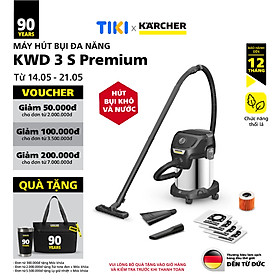 Mua  BẢN KỶ NIỆM GIỚI HẠN  Máy hút bụi đa năng khô và ướt Karcher KWD 3 S Anniversary - Sản xuất châu Âu - Công suất 1000W - Hàng Chính Hãng