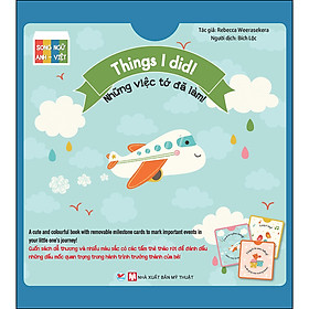 Hình ảnh Sách Tương Tác - Things I did - Những Việc Tớ Đã Làm (Song Ngữ Anh Việt)