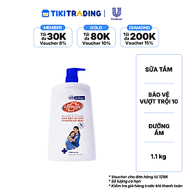 LIFEBUOY Sữa Tắm Chăm Sóc Da (Xanh Đậm) chai 1.1Kg