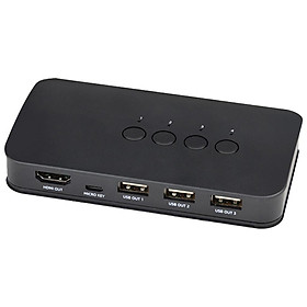 USB  KVM  4 Port  Sharing Support 4KX2K@30Hz