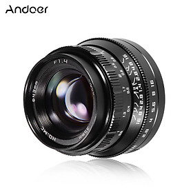 Andoer 35mm F1.4 Manual Focus Camera Lens Full Frame Large Aperture Lens Replacement for Nikon Z5/Z6/Z7/Z50 Z-Mount