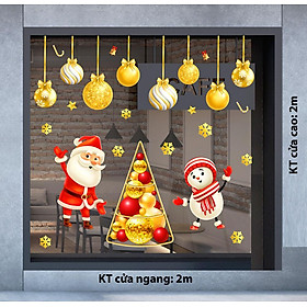 Decal trang trí NOEL 2024 combo số 16